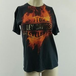 Harley Davidson Fire Classic Logo Tee